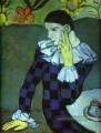 Schiefe Harlekin 1901 Kubismus Pablo Picasso